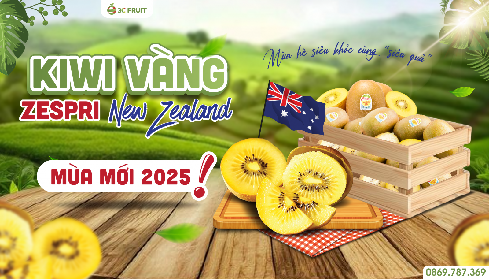 Kiwi Vàng Zespri New Zealand